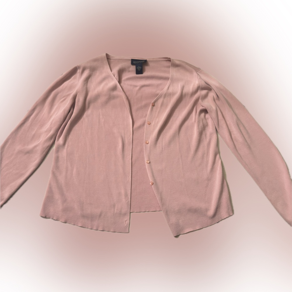 J. Crew Pink Cardigan Sweater
